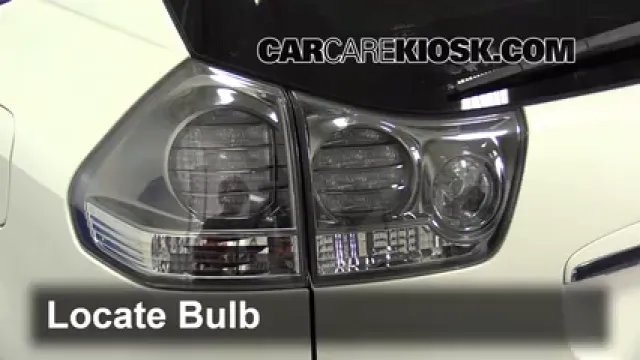 2006 Lexus RX400h 3.3L V6 Luces Luz de giro trasera (reemplazar foco)